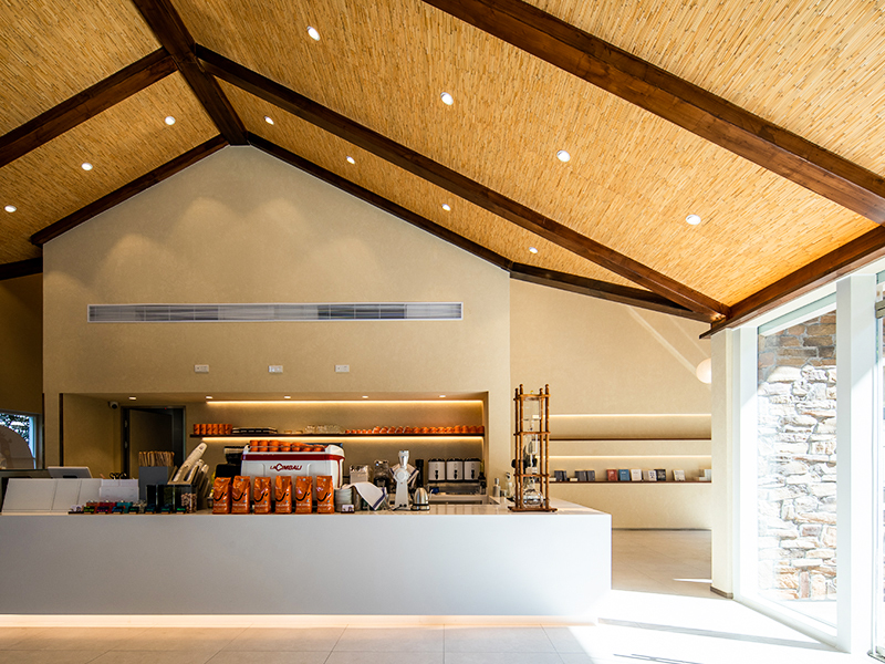 Caffè della struttura in legno di Songshan Lake Huawei