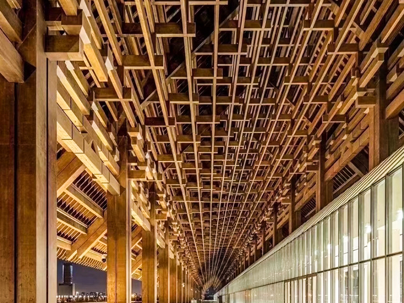 Centro congressi internazionale sulle strutture in legno Vanke Tianfu