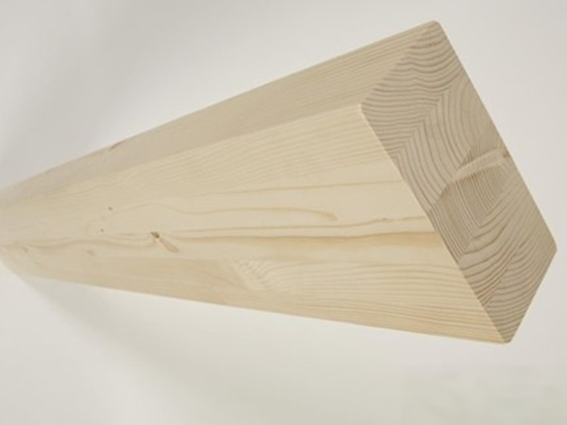 Legno lamellare incollato con trave diritta