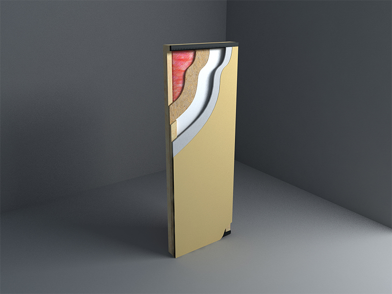 Pannelli murali con telaio interno SPF